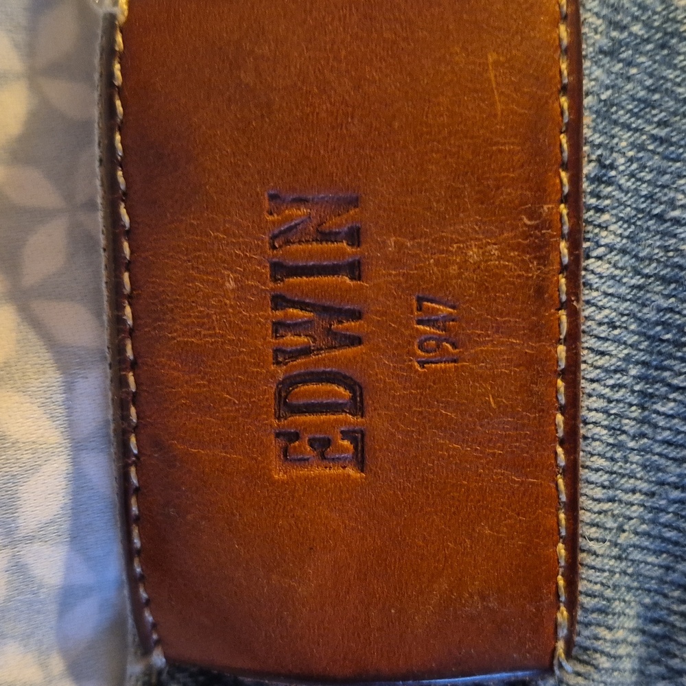 Edwin Ultra High-Rise Straight Ankle Jeans Women's 27 - Picture 15 of 15